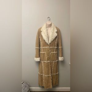 Wilson Leather Maxima Suede Long Coat